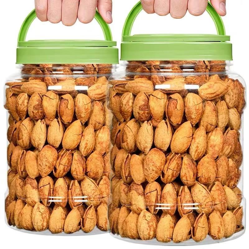 三只松鼠新货薄壳巴旦木含罐奶香味坚果干果扁桃仁零食特产大杏仁