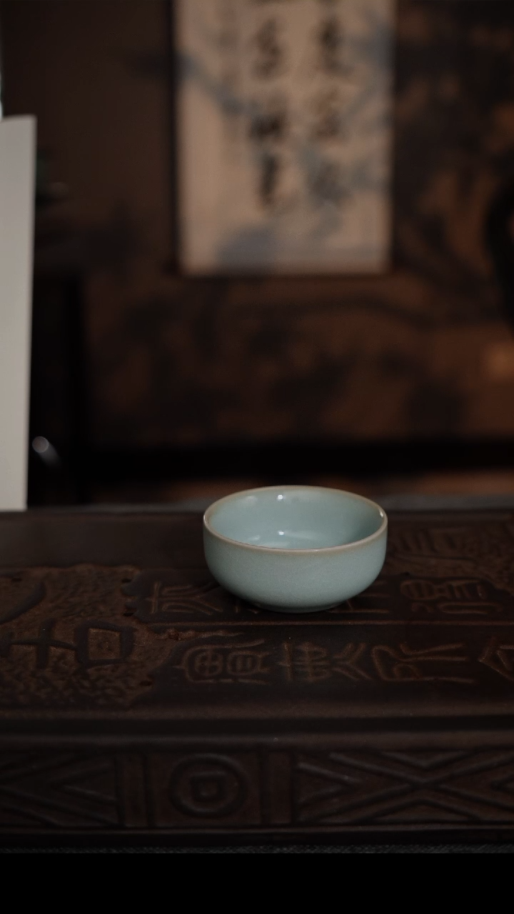 【闪购商品】瓷杯天青釉普洱杯