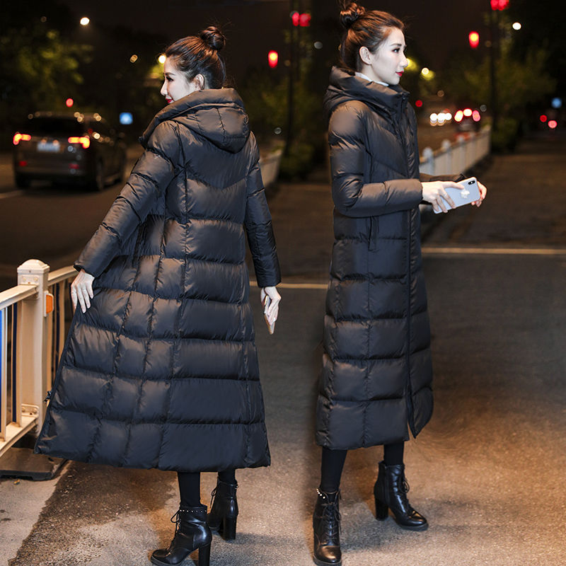 爆款冬季羽绒服欧雅欣羽绒衣女冬季长款过膝羽绒羽同