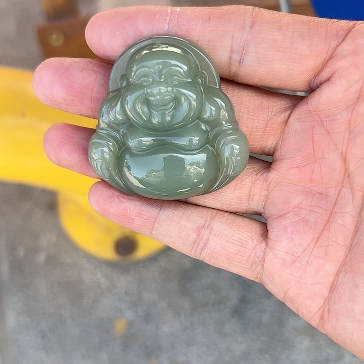 和田玉高冰底佛公