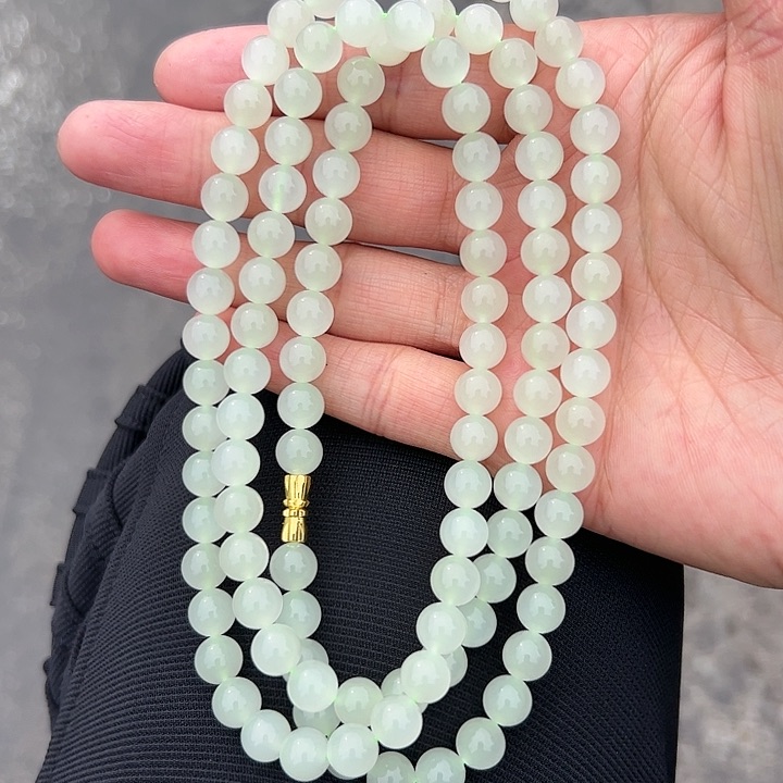 和田玉高冰底收藏级别项链