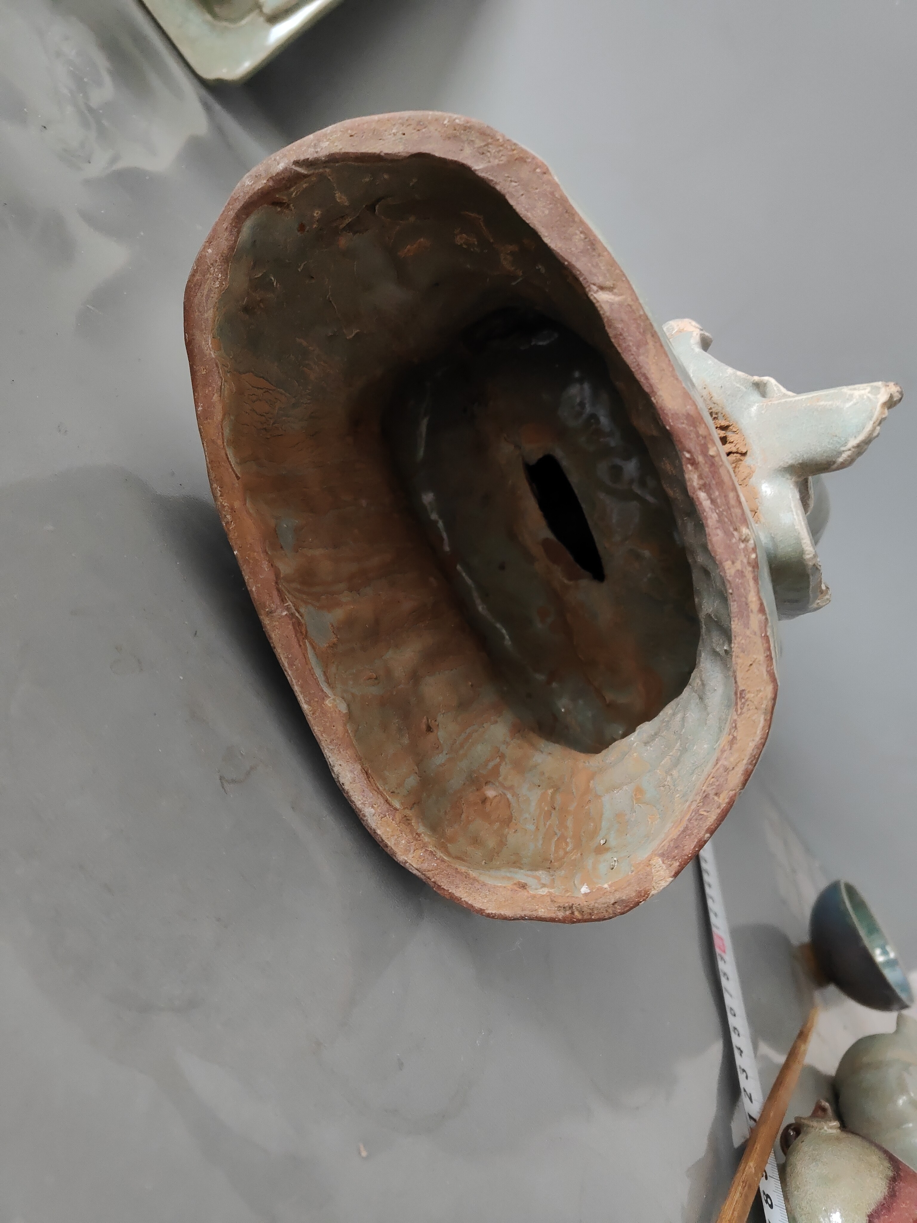 汝窑摆件全品相陶瓷高43公分