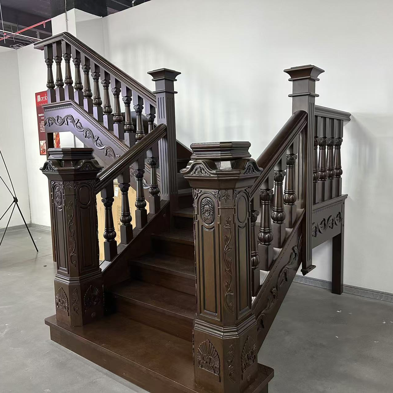 （定金）实木楼梯精品扶手.整梯.弧形楼梯均可定制