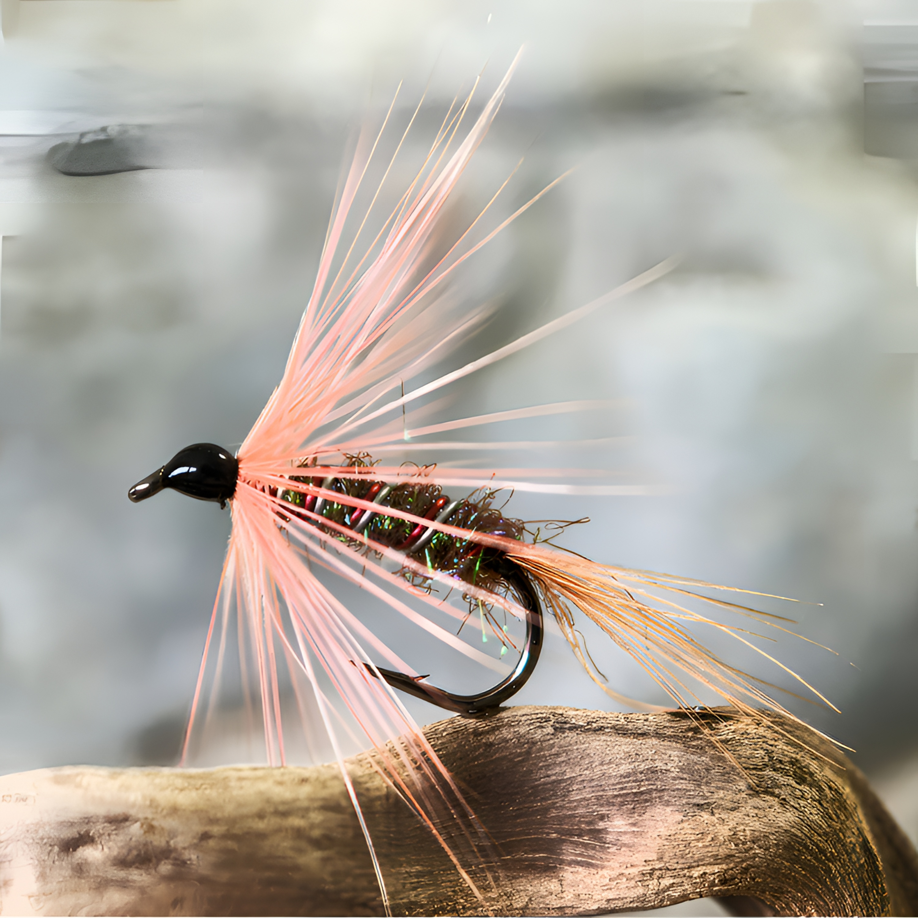 仿生毛钩 鳟鱼、雅罗、细鳞鲑、北极茴 路亚假饵飞蝇钩