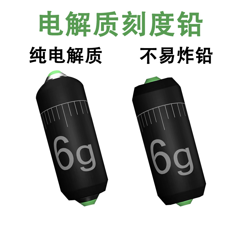 快速刻度铅铅皮铅坠软芯精准快速刻度铅环保高纯度电解质垂钓用品