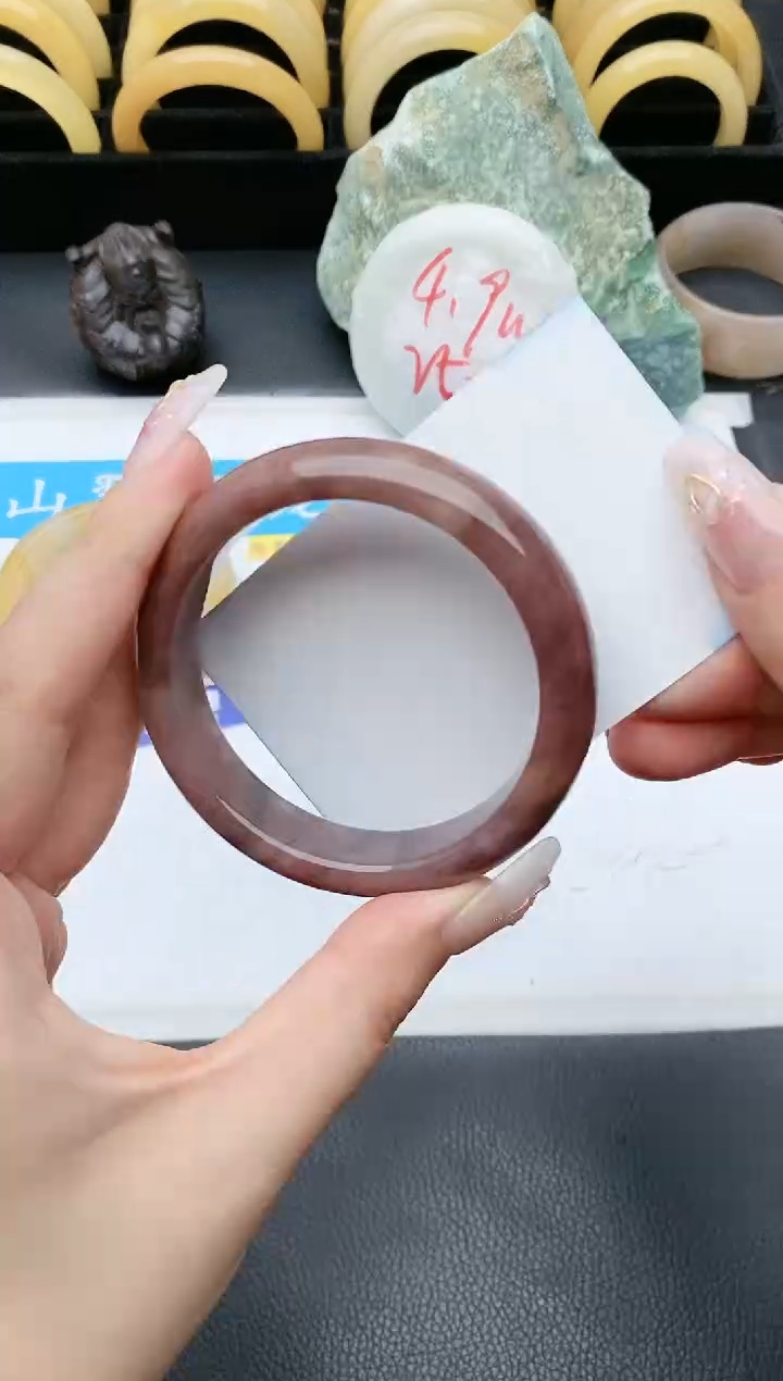 【闪购商品】石英质玉手镯未镶嵌L187+55/56