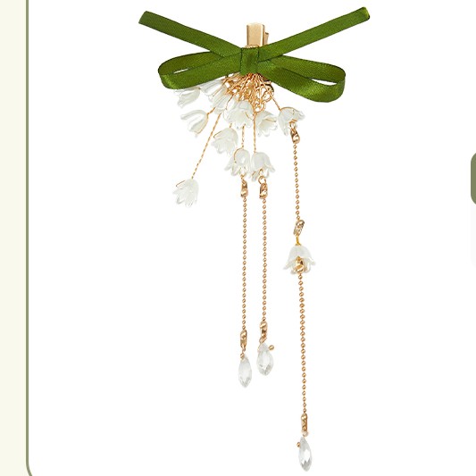 赠品[风铃草] 单个发饰   十三余童装汉服原创中国风刺绣仙气发饰