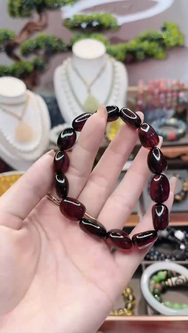 【闪购商品】血珀手链未镶嵌血珀手链29