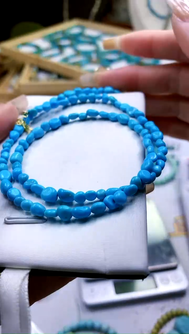 【闪购商品】绿松石项链未镶嵌653