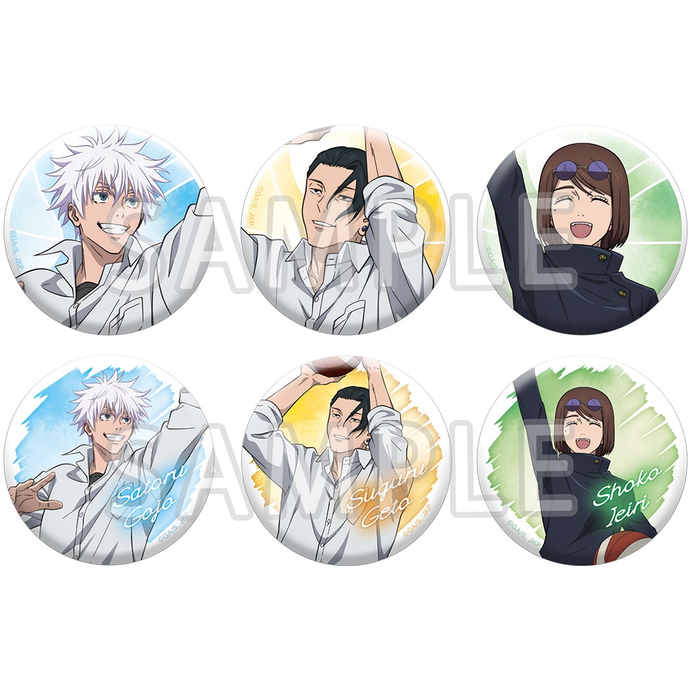 【吧唧】咒术回战打篮球虹光吧唧（全6种）盲盒代拆