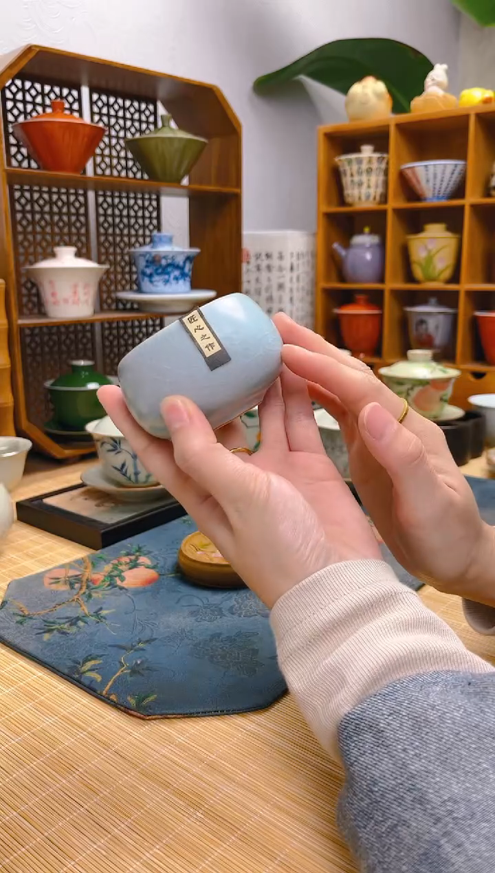 【闪购商品】瓷1汝窑主人杯