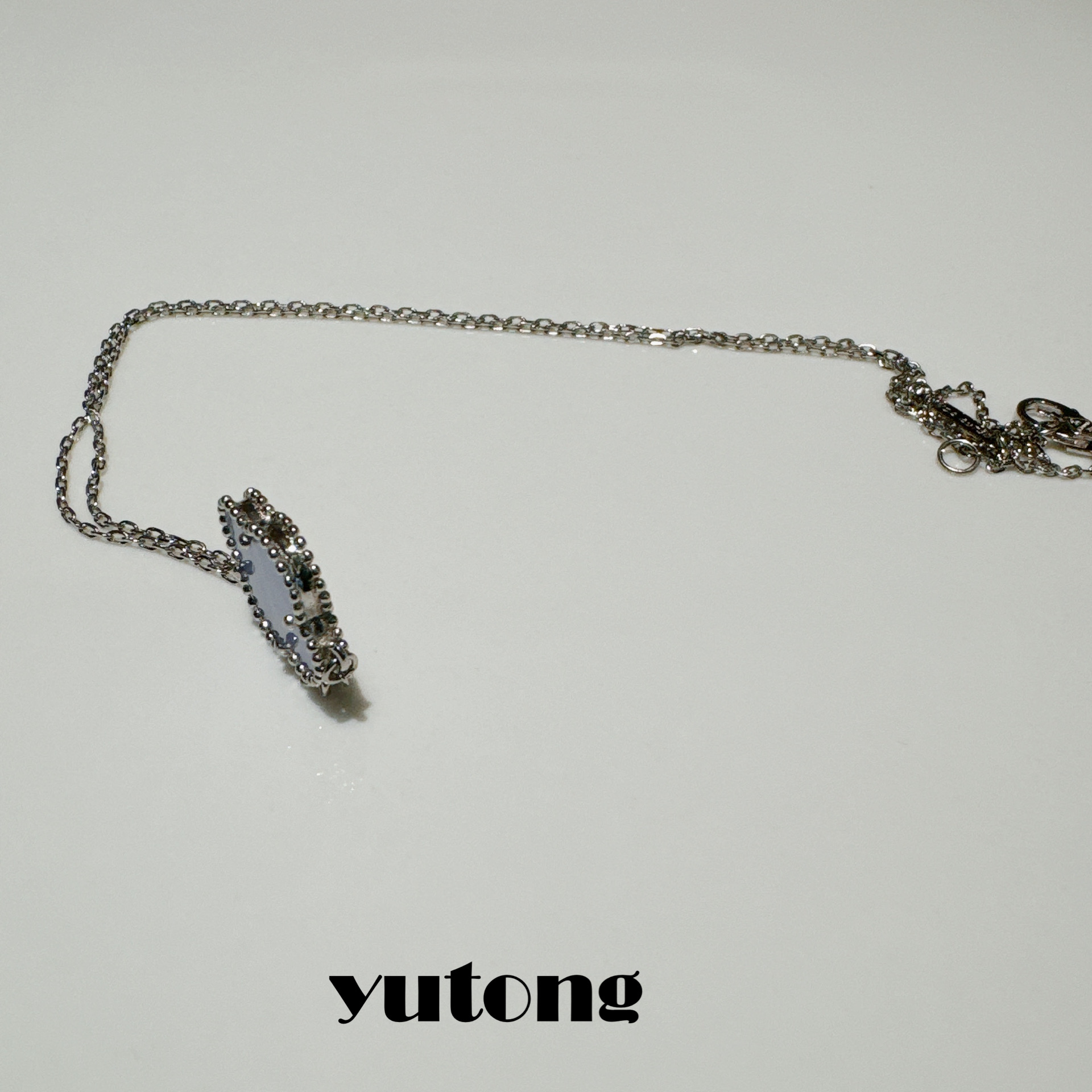 链子925银亚克力 【雨桐轻奢饰品】设计款项链LWW48Q96