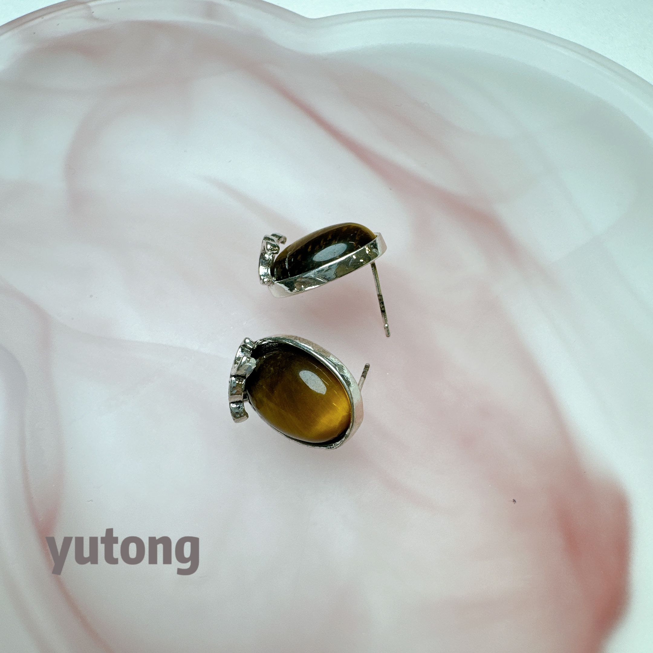 铜合金仿水晶耳饰 【雨桐高奢】耳环LWW38Z91