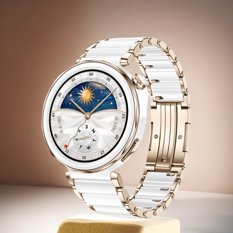 9新 Huawei/华为 99新新款华为GT5Pro女陶瓷智能手表