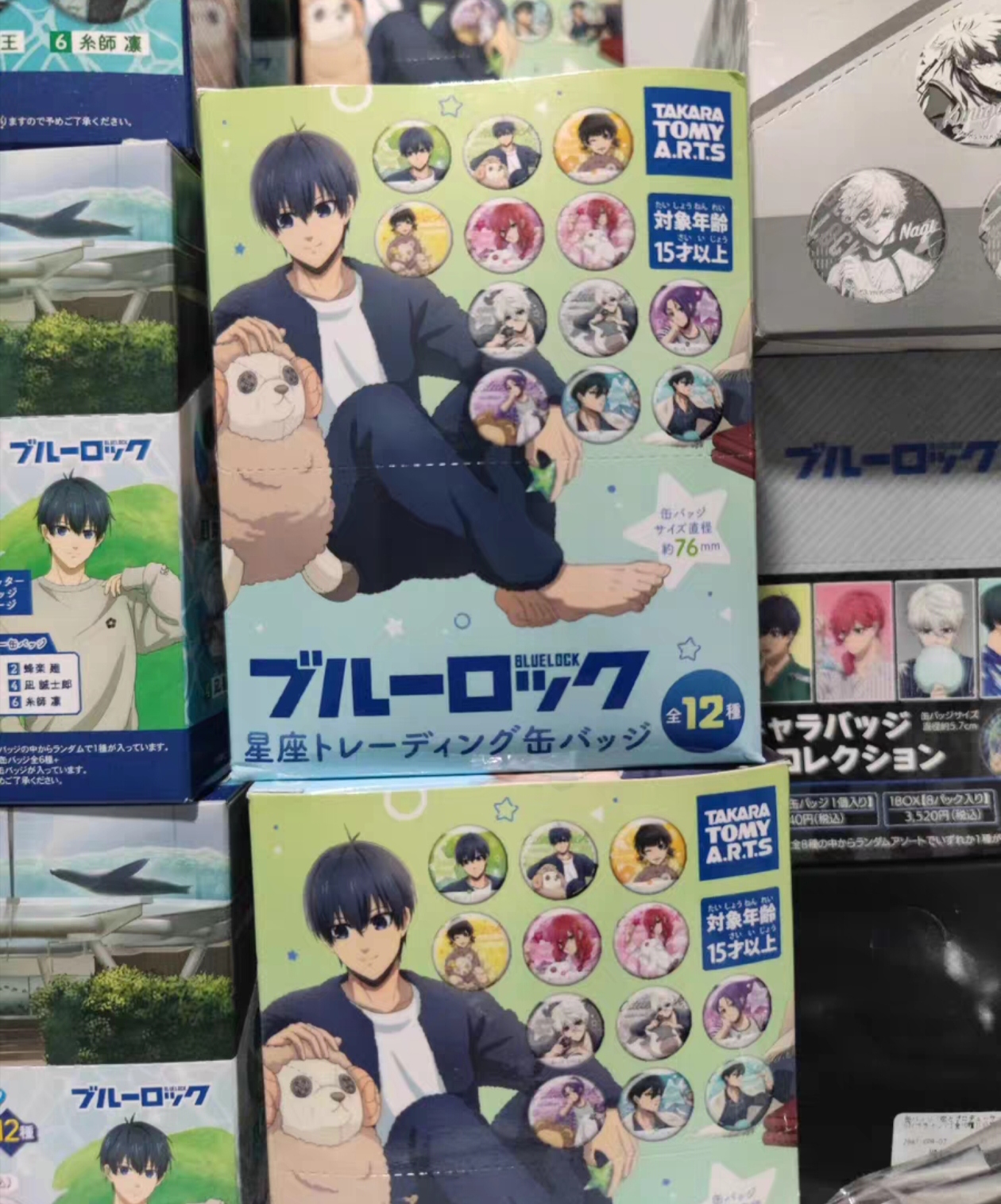 【蓝色监狱】星座坐姿系列全十二种徽章吧唧盲抽