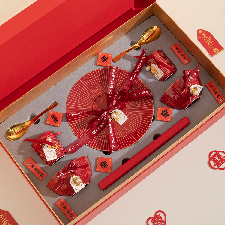 新婚礼物送新人碗筷餐具陪嫁结婚送新娘礼品乔迁订婚送姐妹伴手礼