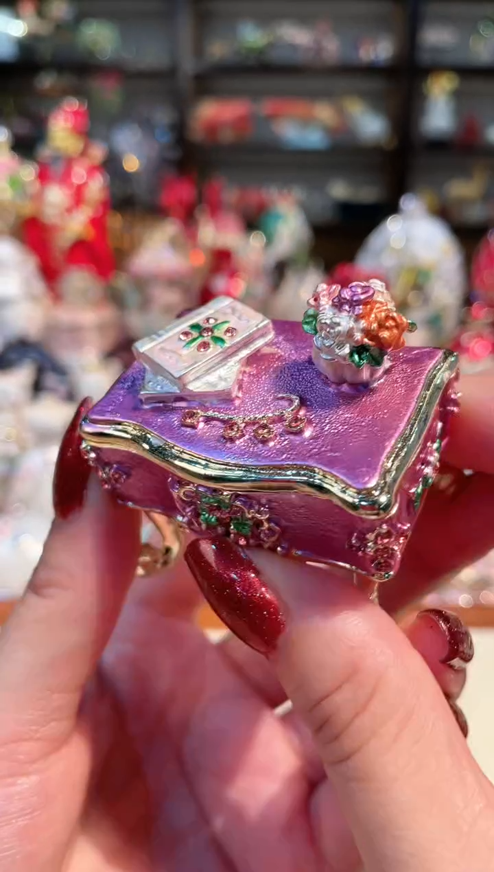 【闪购商品】 珐琅彩精致首饰盒