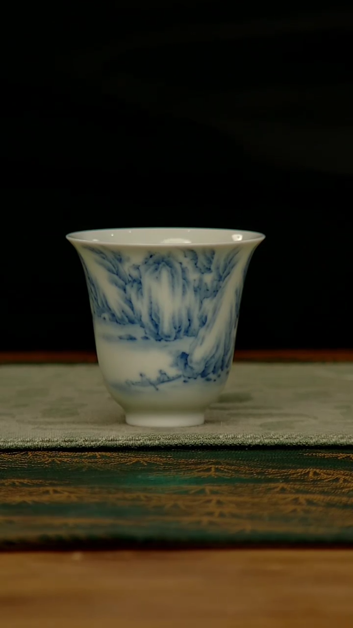 【闪购商品】瓷山水闻香品品杯