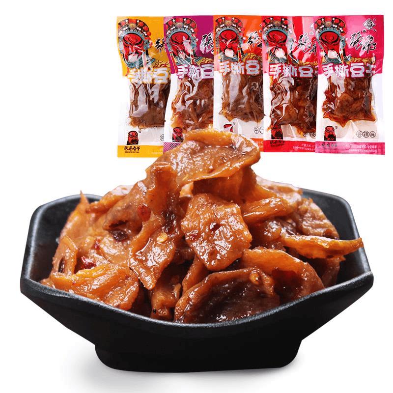 张飞手撕豆干散川特产素肉豆腐干独立小豆干休闲零食