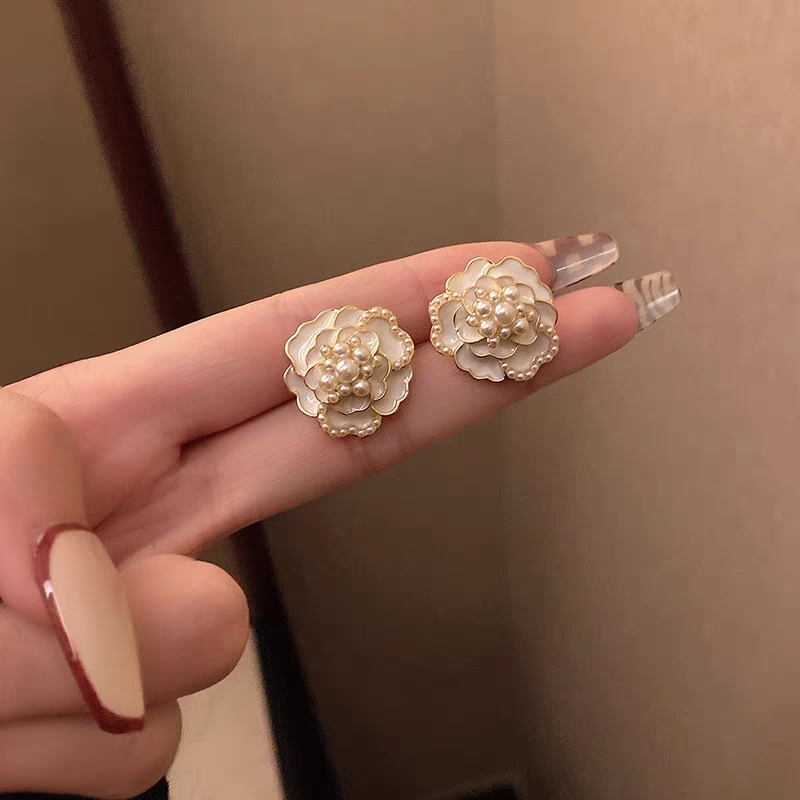 合金耳饰 C-192唯美新中式配饰法式温柔小众高级感耳环百搭超仙