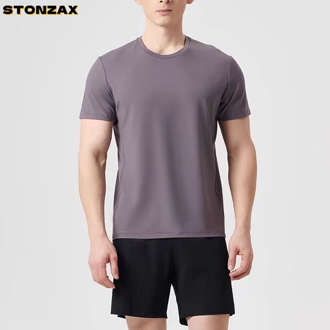 SC23677高弹速干凉感防晒透气训练运动圆领T恤