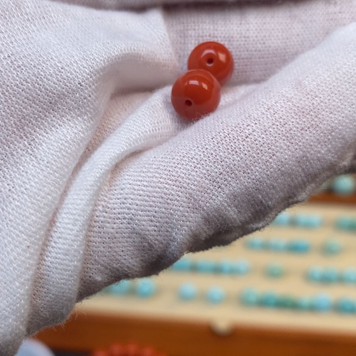 【闪购商品】南红玛瑙南红老型珠未镶嵌阿*曼