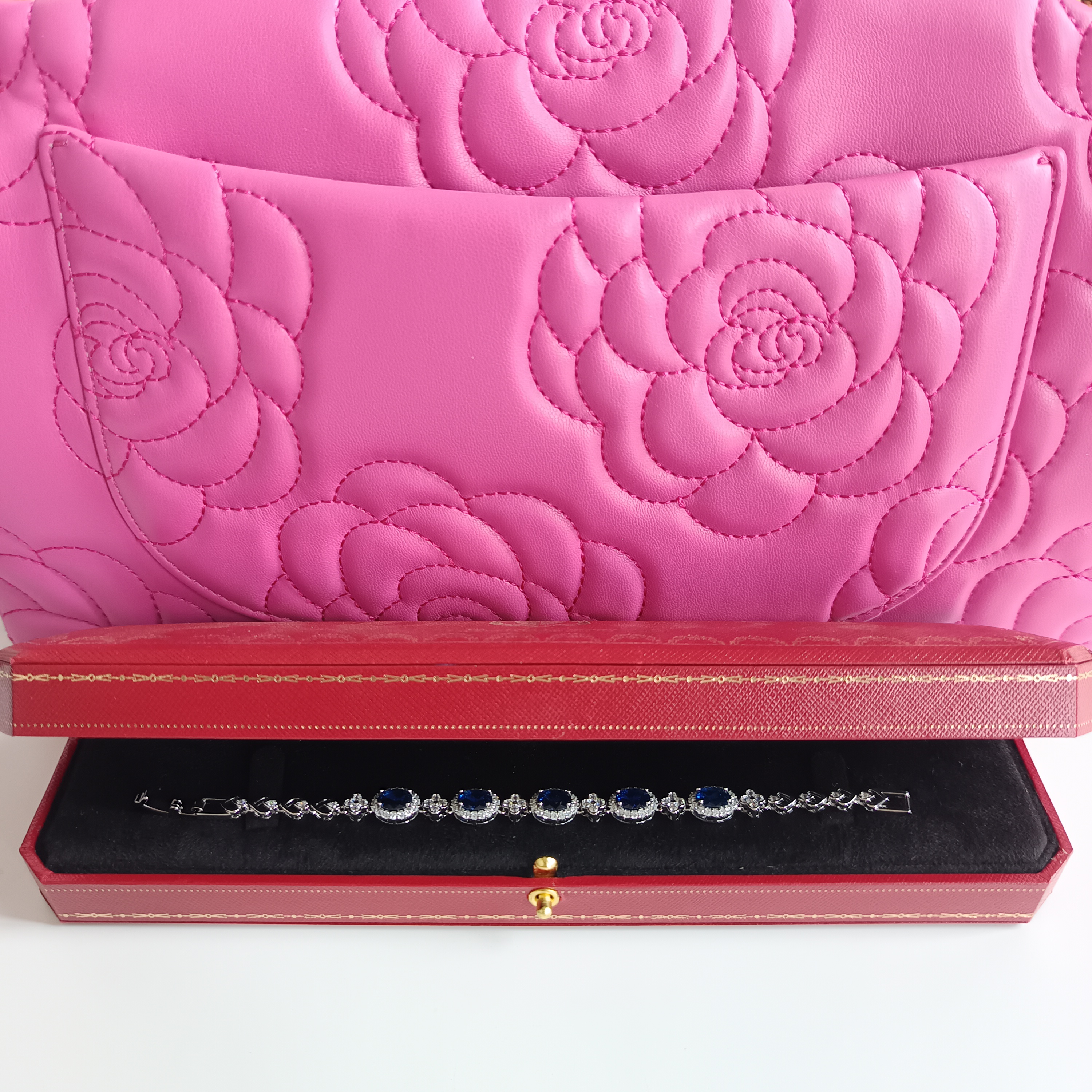 2788手链手镯-皇家蓝色蓝时尚优雅设计蓝首饰送礼盒