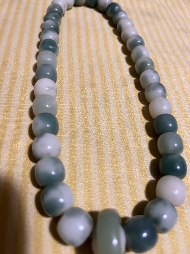 菩提根珠子 绿飘大卡13 手持一条 可做车挂  念珠