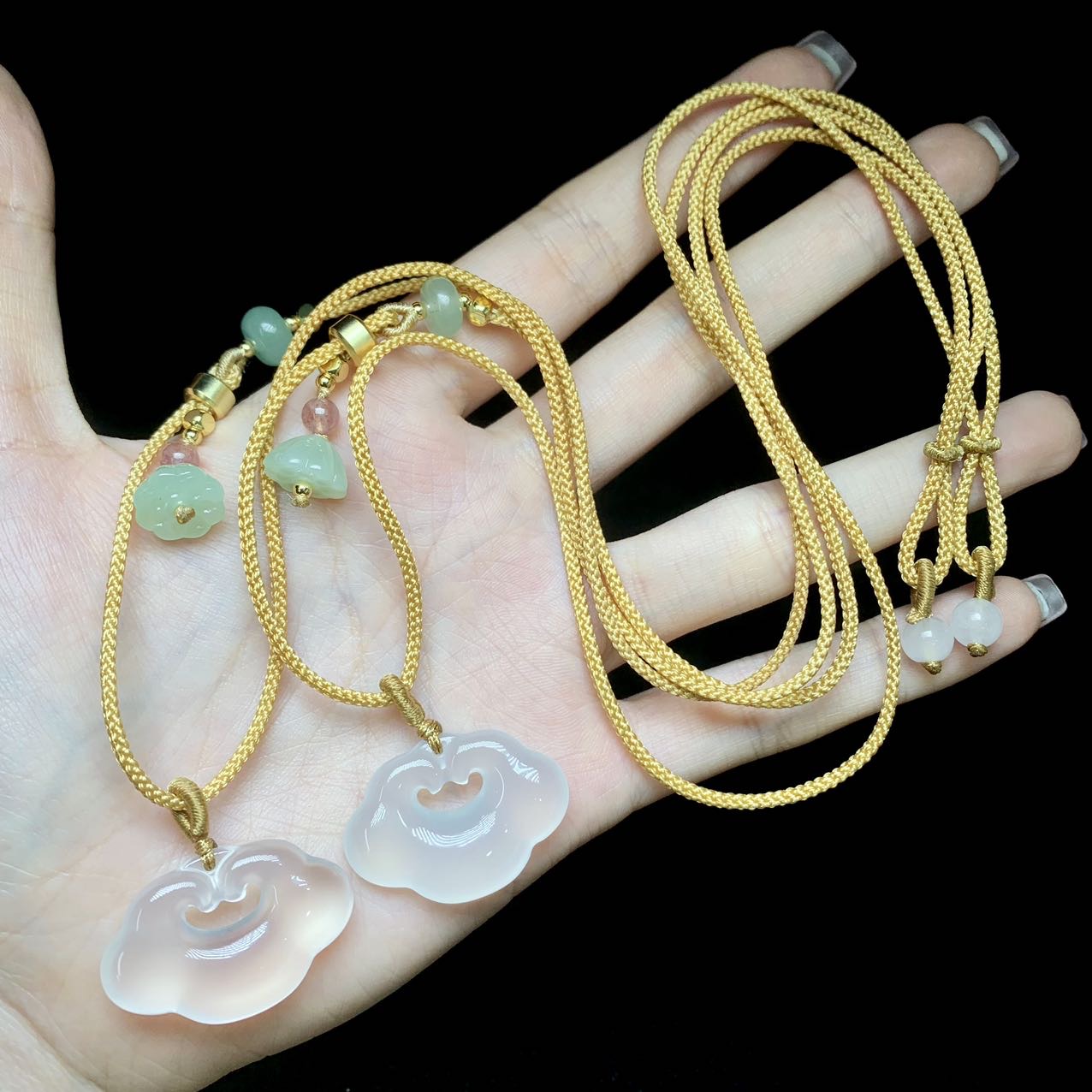 【云上好物】13 DS21223-玉髓吊坠-多样性发一件-29×20×7mm（JG）