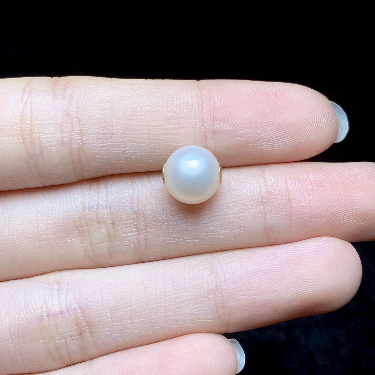 【云上好物】27 DS60372-18k金镶嵌珍珠吊坠-7mm+（JG）