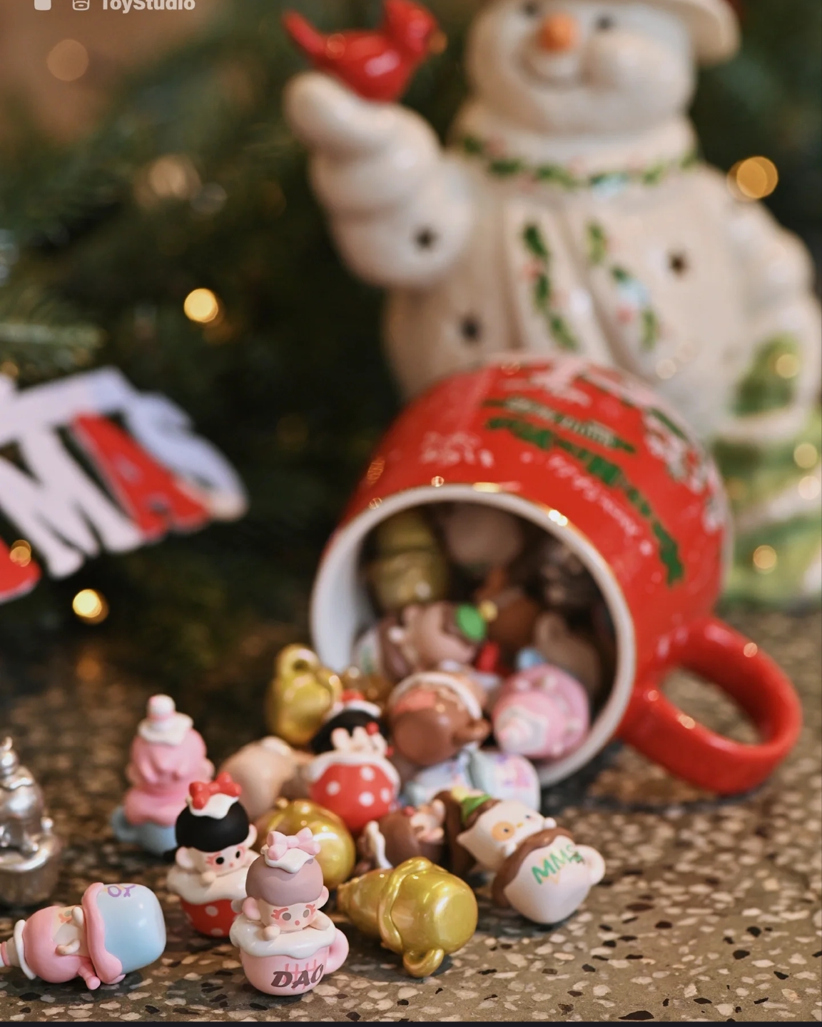 【拆盒】MMS冬日暖心杯萌粒系列盲盒潮玩手办【不支持退换】