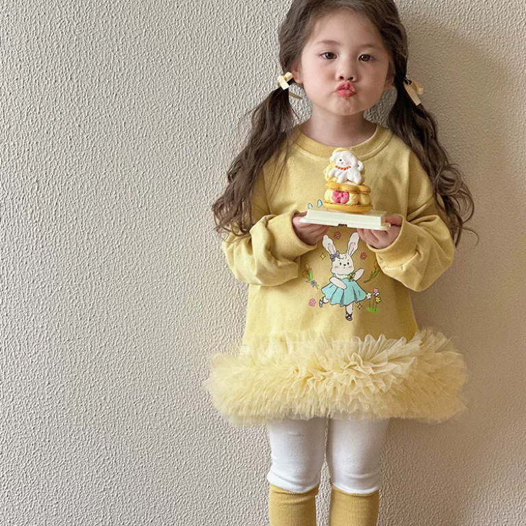 女童套装女宝宝运动两件套DX