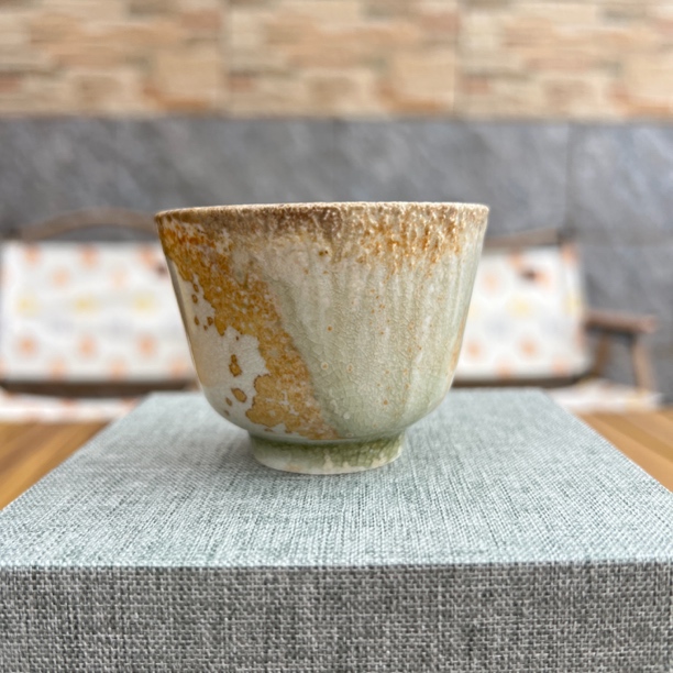 【映月窑】 冲麦白瓷泥柴烧主人杯 软化水质提升香气纯手工茶具