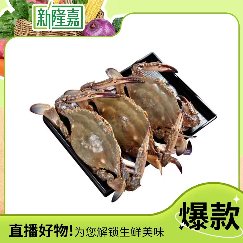 【嘉选】辽宁飞蟹 活发保鲜不保活 有各别掉腿属正常