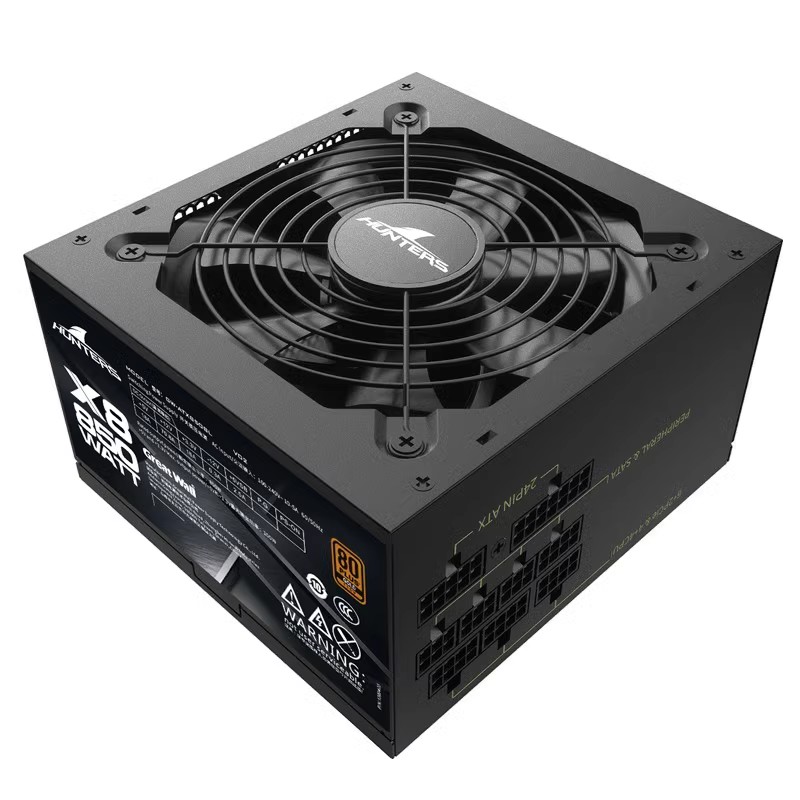 长城电源X6/X7/X8 额定650W/750W金牌全模电源850w台式机电脑电源