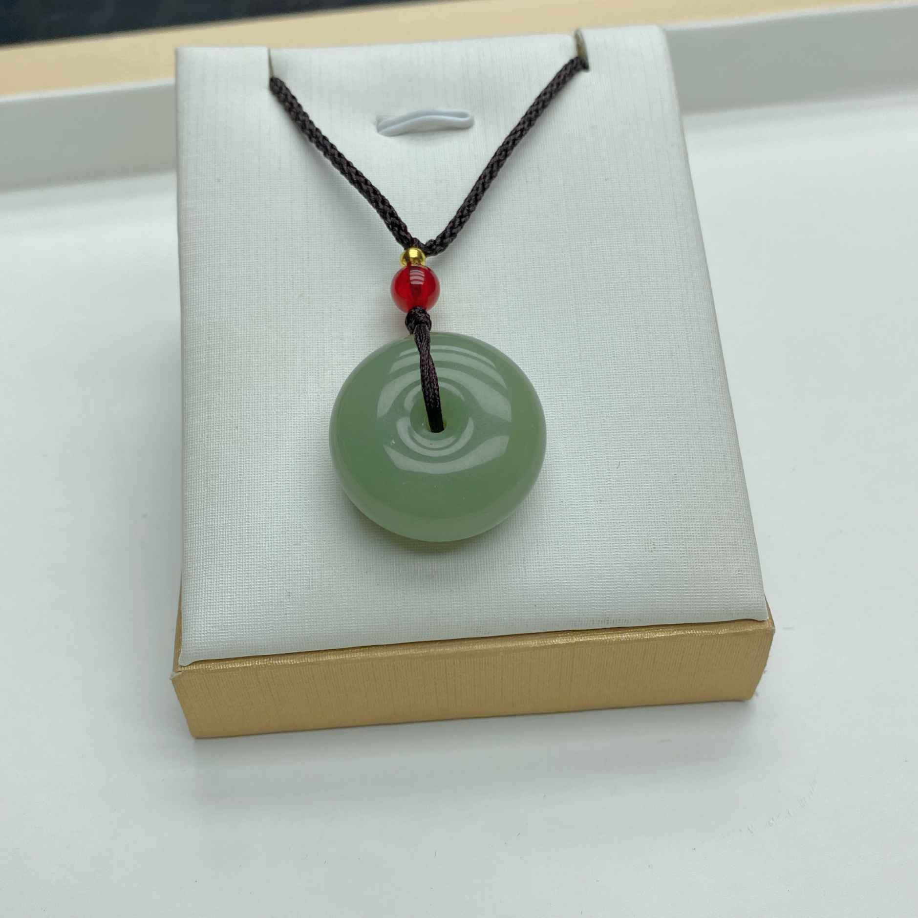 非金属吊坠 【彪子】098原创平安扣吊坠果绿色