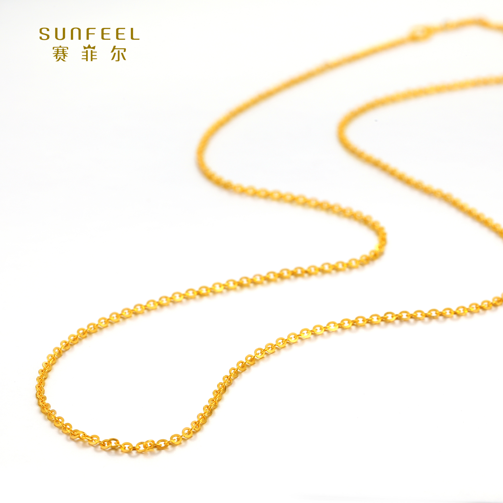 SUNFEEL/赛菲尔【二十七店】足金5G十字链WGX00008