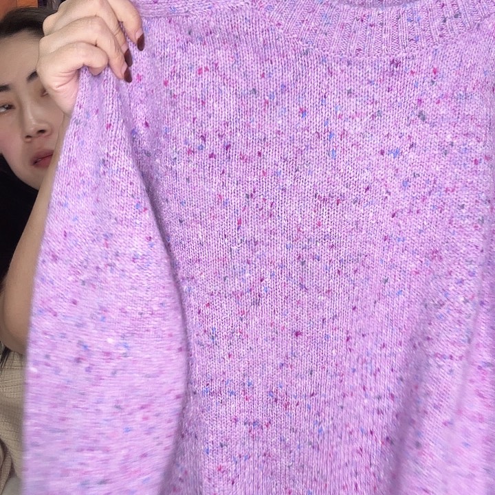 紫七彩纱圆领小号哈哈哈哈哈