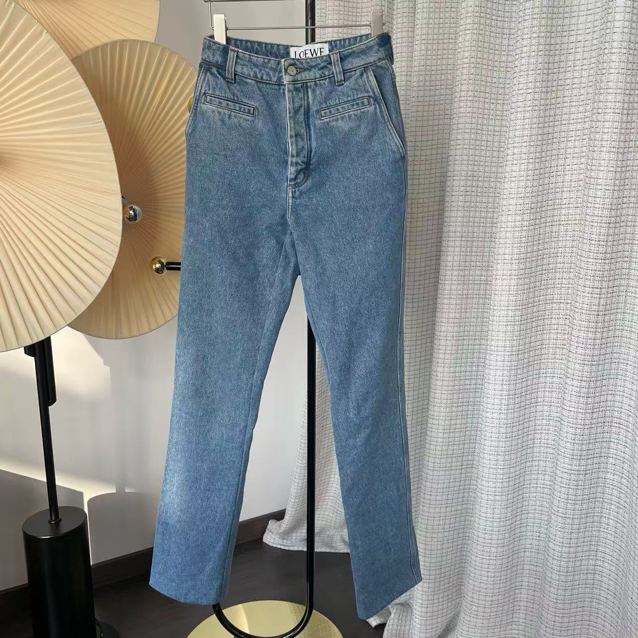 99新 LOEWE/罗意威 牛仔裤34码，腰围71，臀围96，裤长110