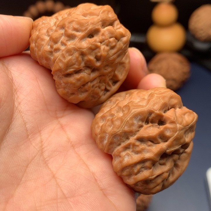 把件文玩核桃38.5蛤蟆头肚42尺