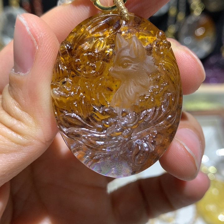 水晶颈饰未镶嵌天然