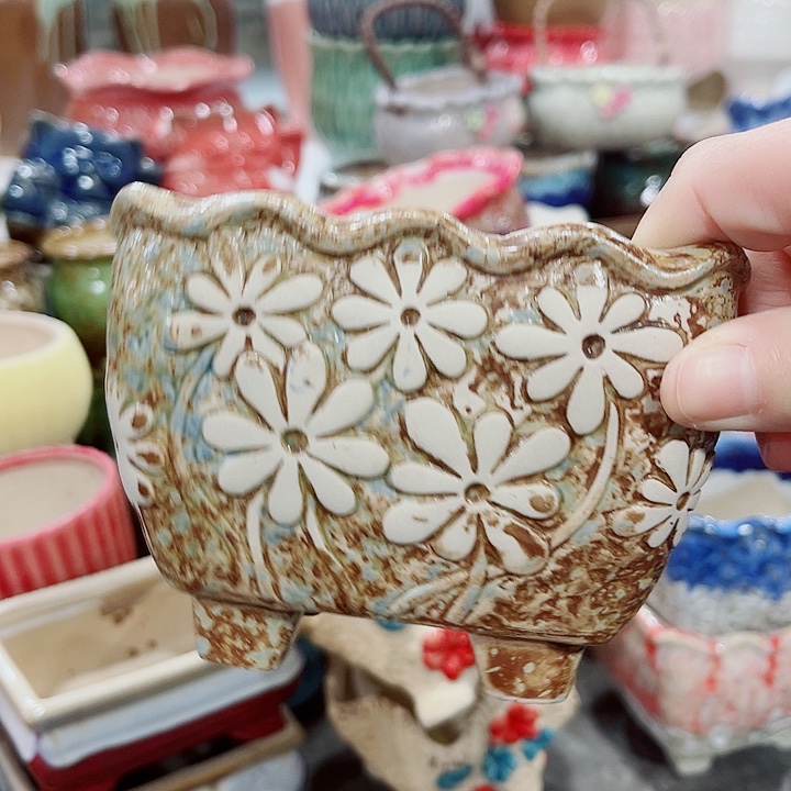 多肉陶瓷花盆满10元包邮