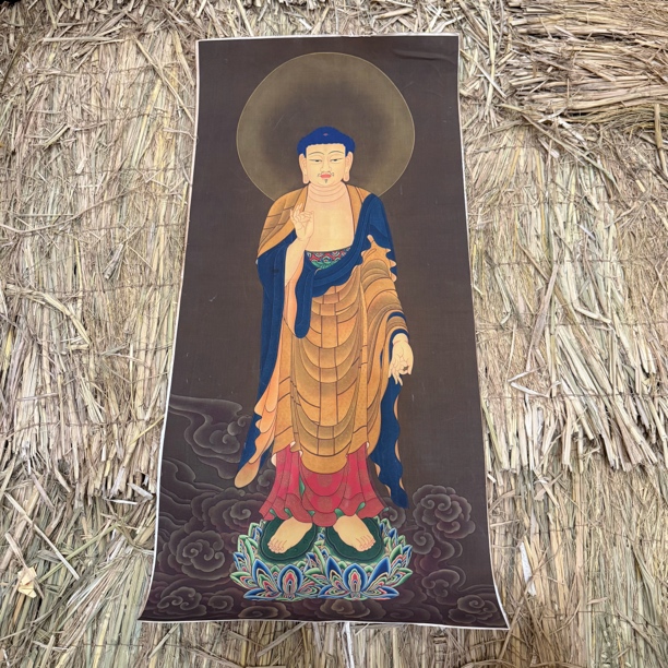 高端精品释迦摩尼绘画唐卡AA71