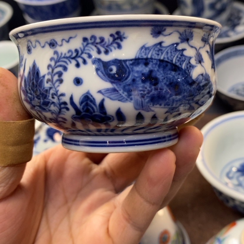 【闪购商品】景德镇青花主人杯