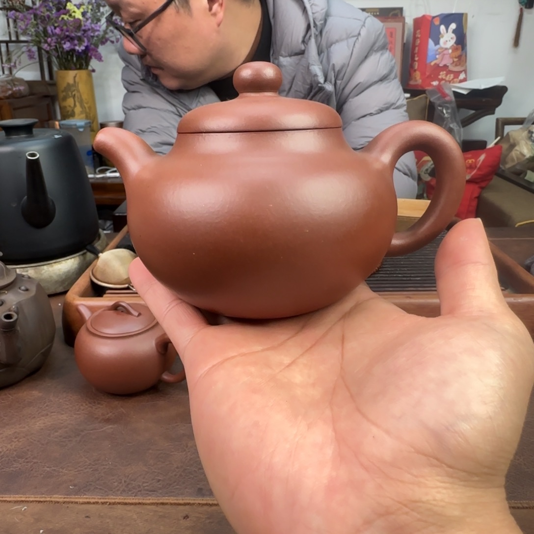 ?***7宜兴紫砂黄龙山原矿全手工制作