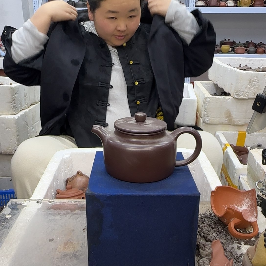 紫砂茶壶宜兴紫砂壶瑕疵处理