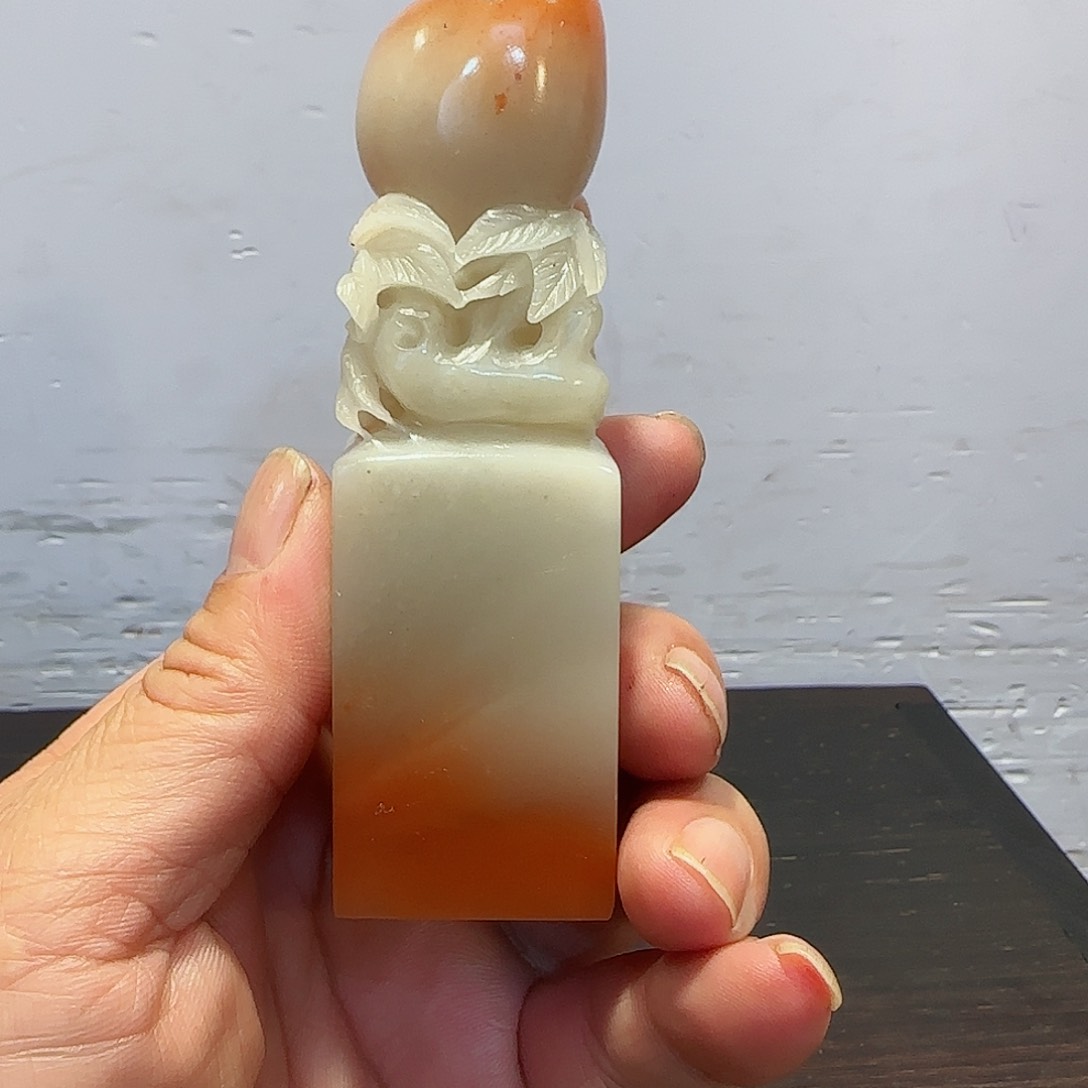 寿山石用****0寿山石印章