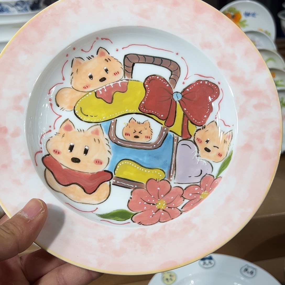 陶瓷景德镇高温陶瓷8寸盘