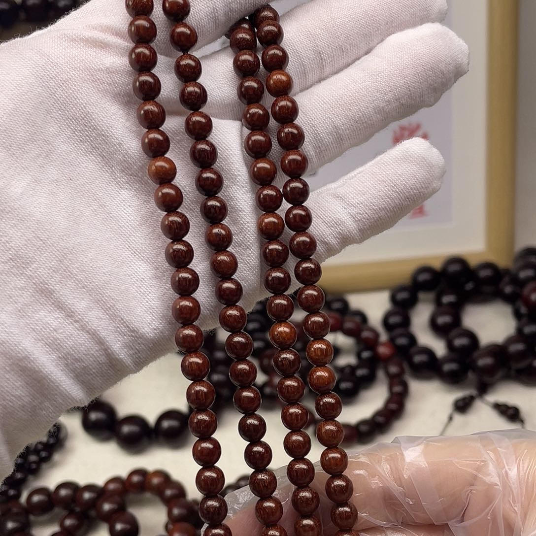 檀香紫檀（小叶紫檀）原生态0.6 108颗