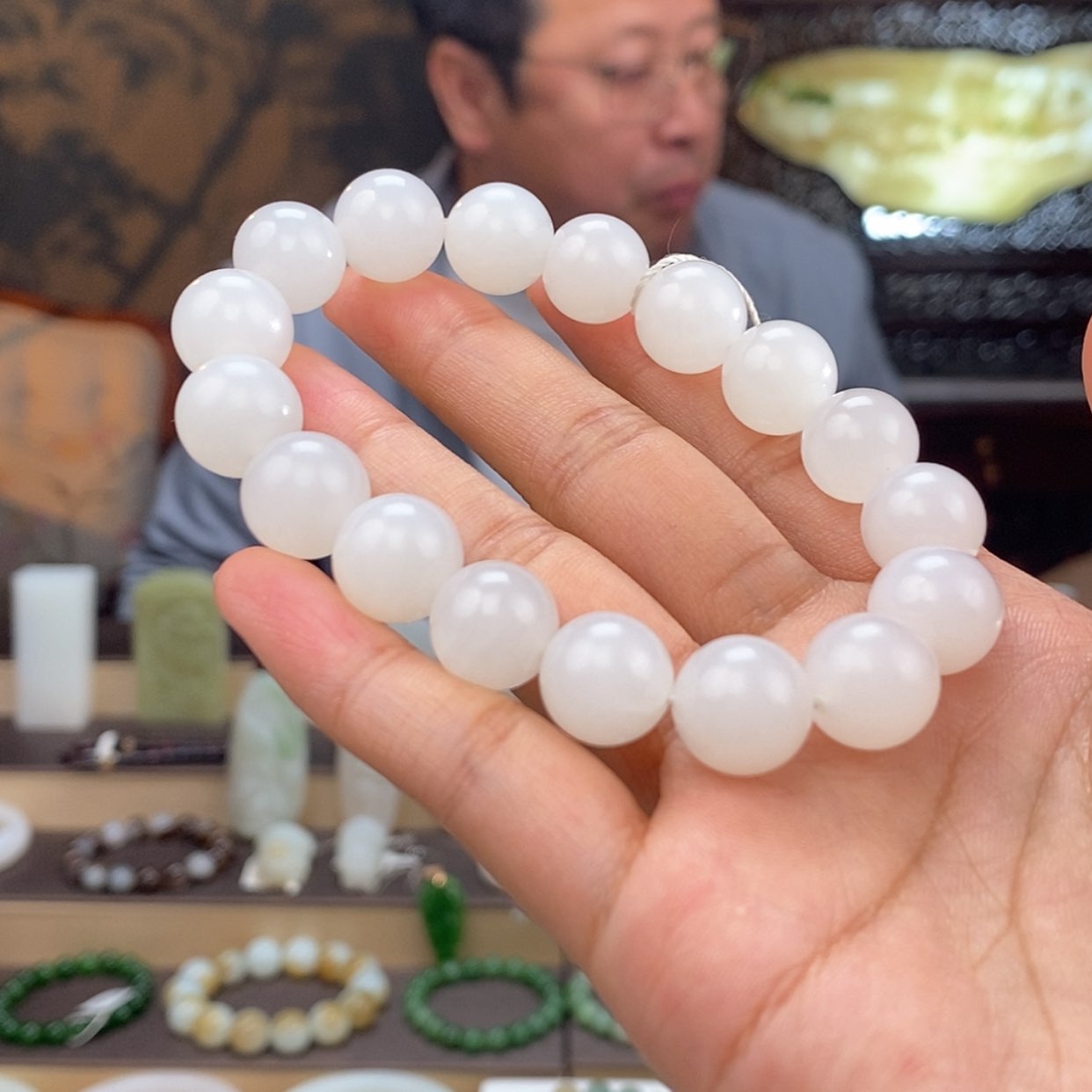 【闪购商品】和田玉手串未镶嵌